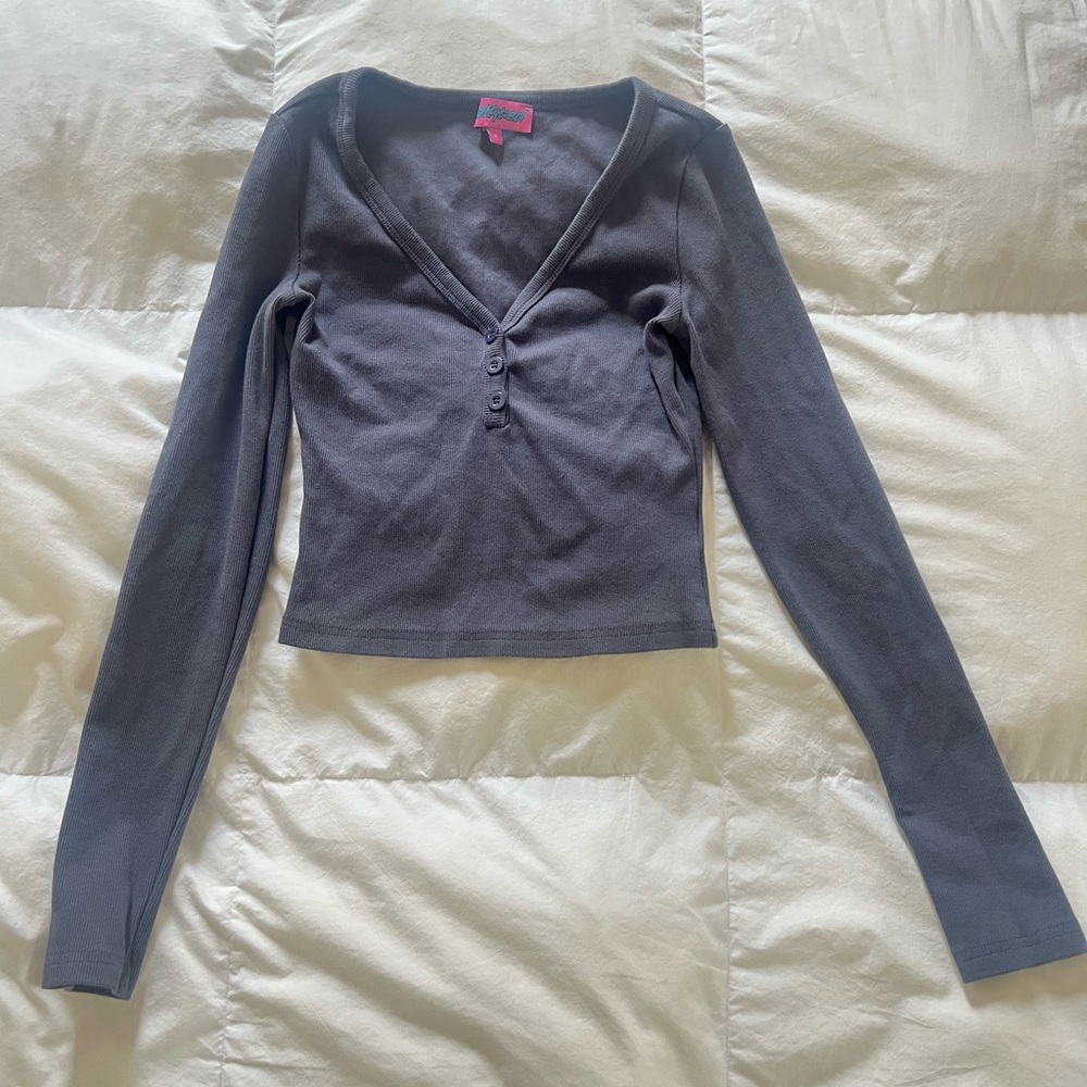 Black Fitted Long Sleeve Performance Top